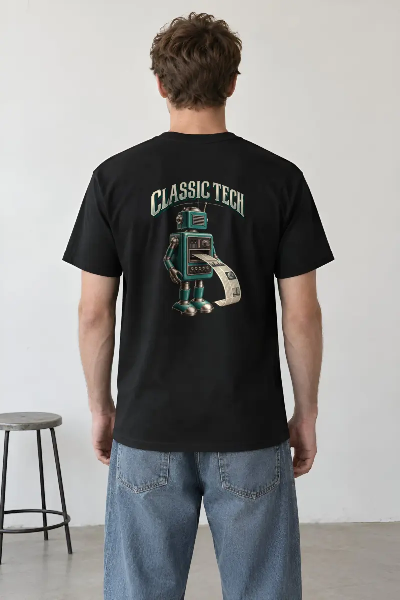 "Classic Tech" Heavyweight Unisex Crewneck T-shirt