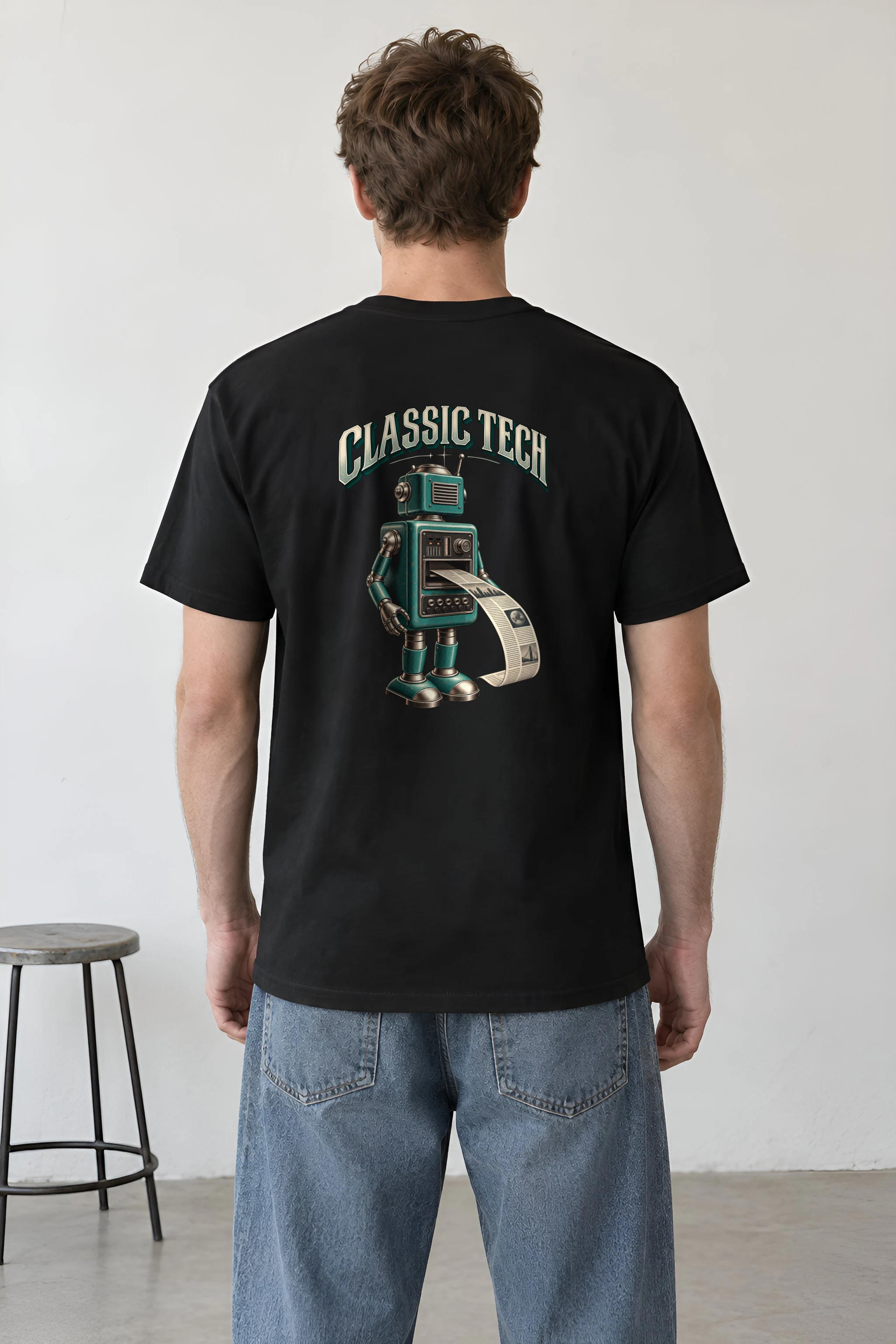 "Classic Tech" Heavyweight Unisex Crewneck T-shirt