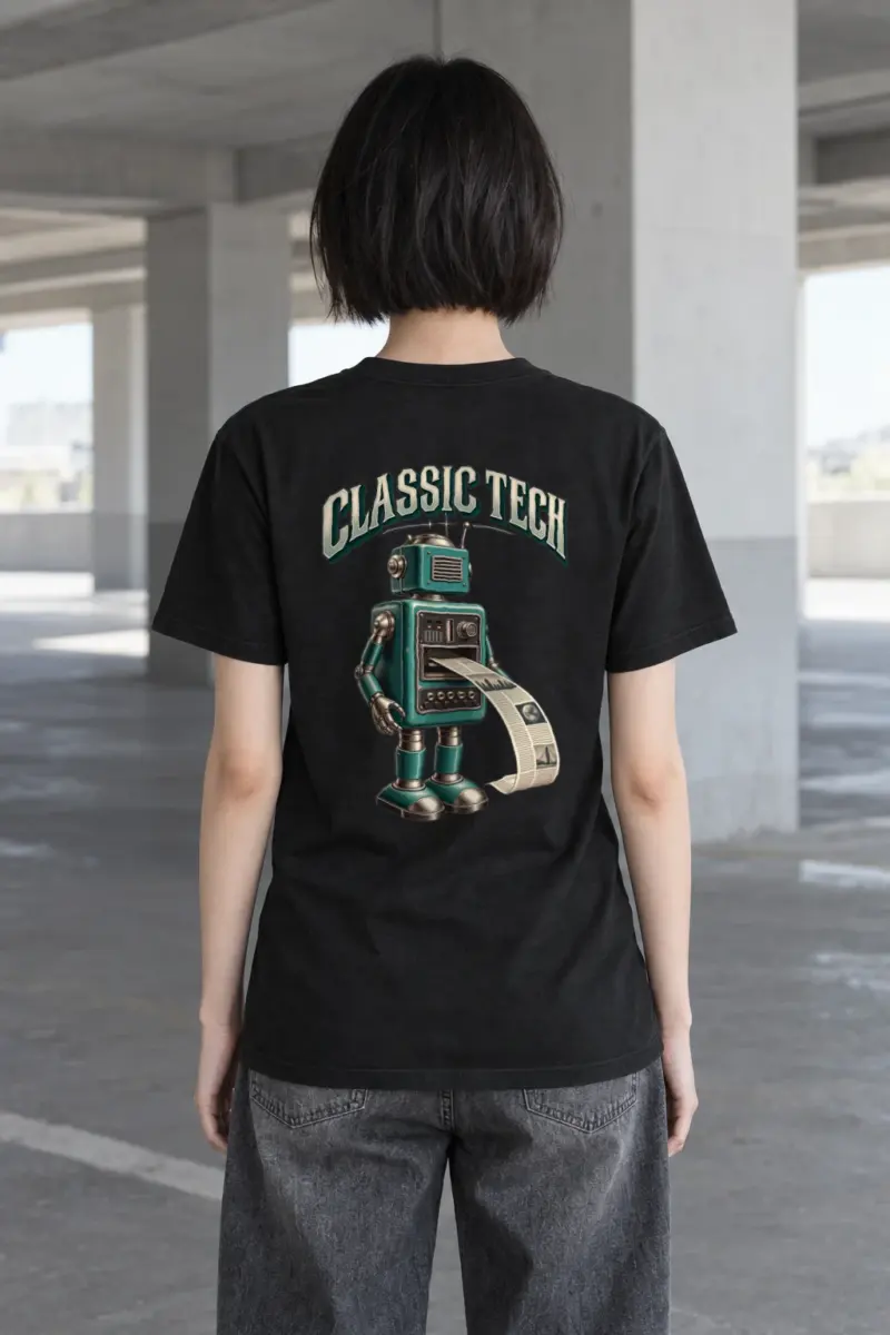 "Classic Tech" Heavyweight Unisex Crewneck T-shirt