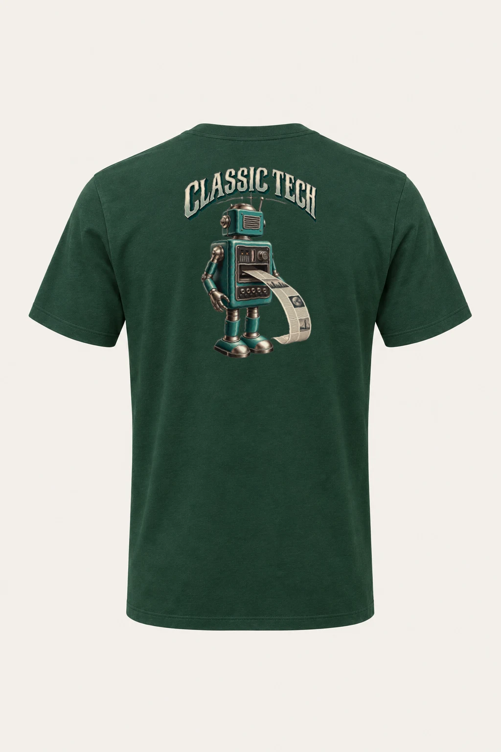 "Classic Tech" Heavyweight Unisex Crewneck T-shirt | Gildan 5000