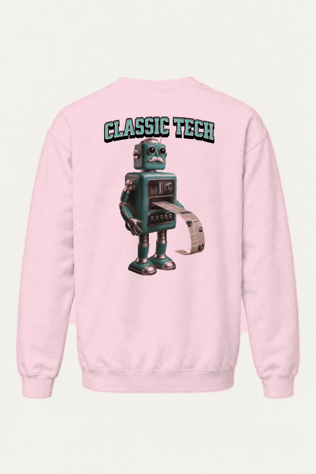 "Classic Tech Robot" Heavy Blend Unisex Crewneck Sweatshirt | Gildan 18000