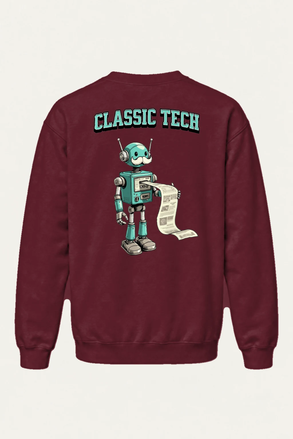"Classic Tech Robot" Heavy Blend Unisex Crewneck Sweatshirt | Gildan 18000