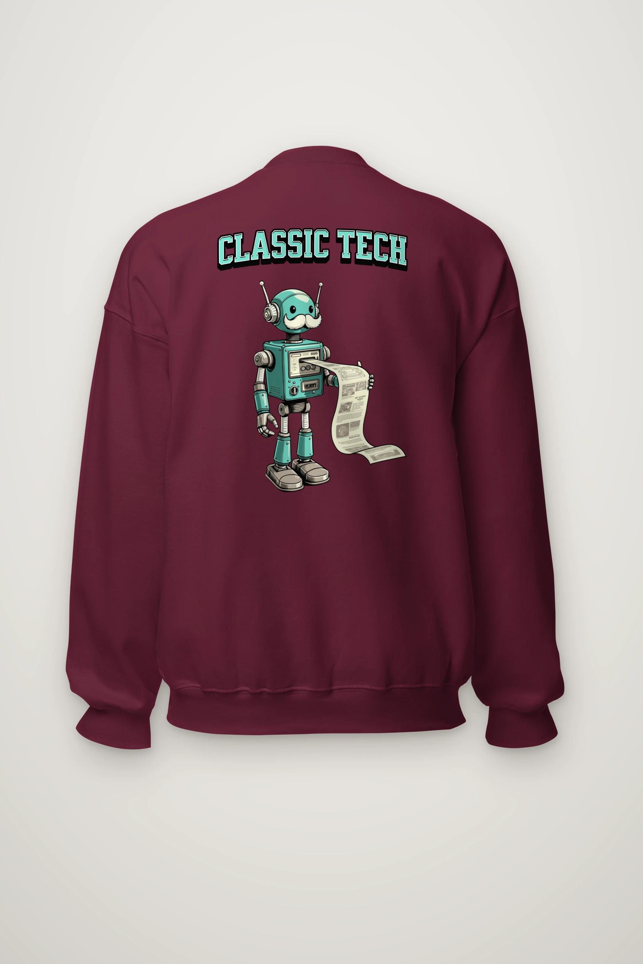 "Classic Tech Robot" Heavy Blend Unisex Crewneck Sweatshirt