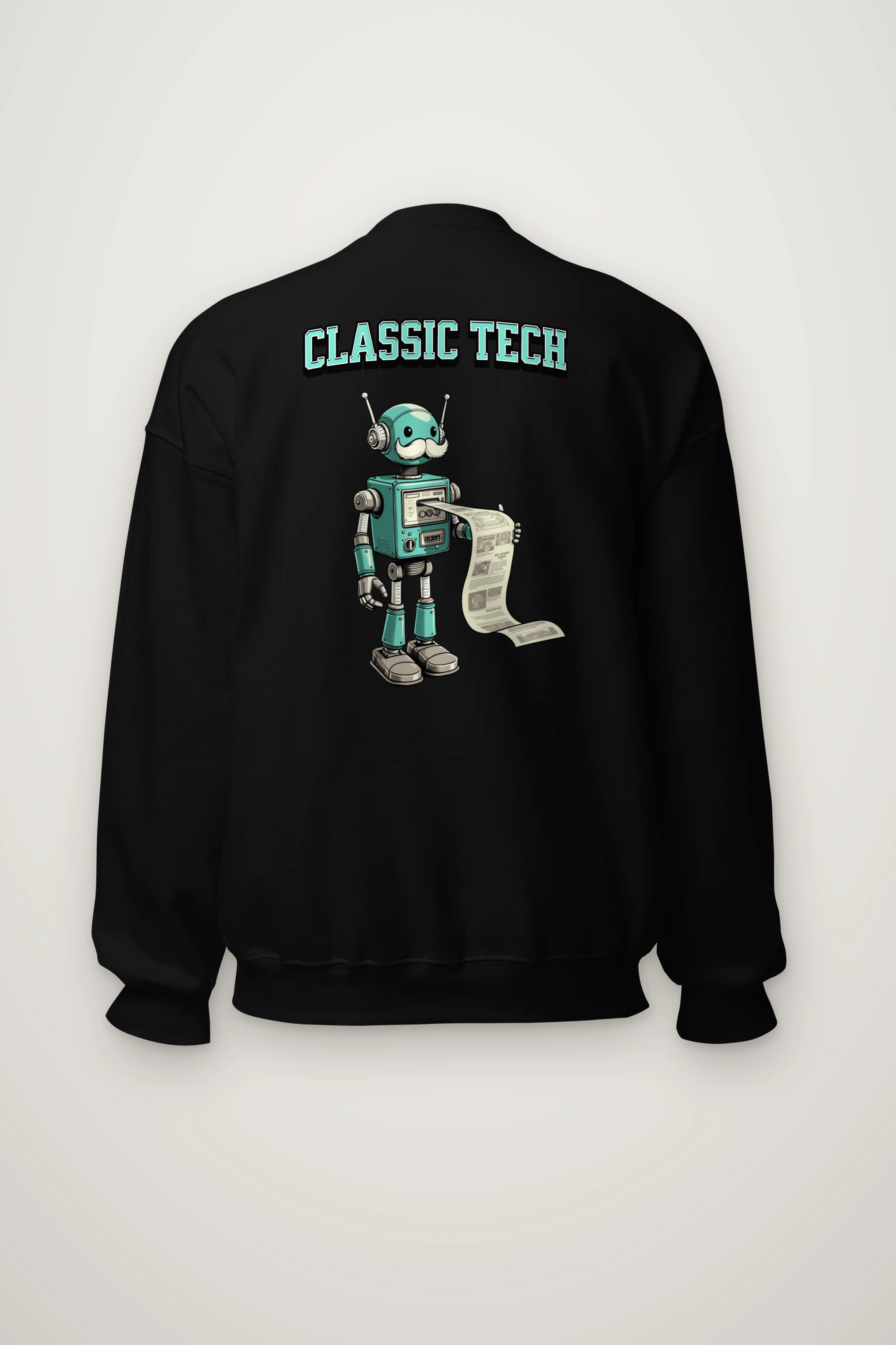 "Classic Tech Robot" Heavy Blend Unisex Crewneck Sweatshirt
