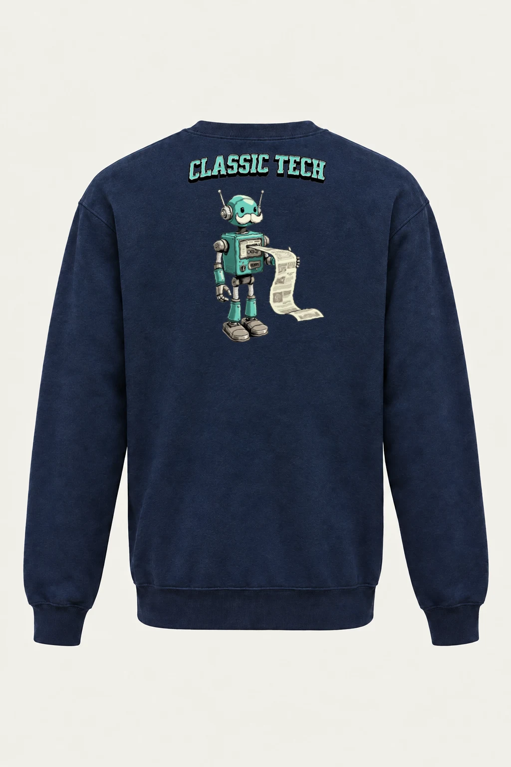 "Classic Tech Robot" Heavy Blend Unisex Crewneck Sweatshirt | Gildan 18000