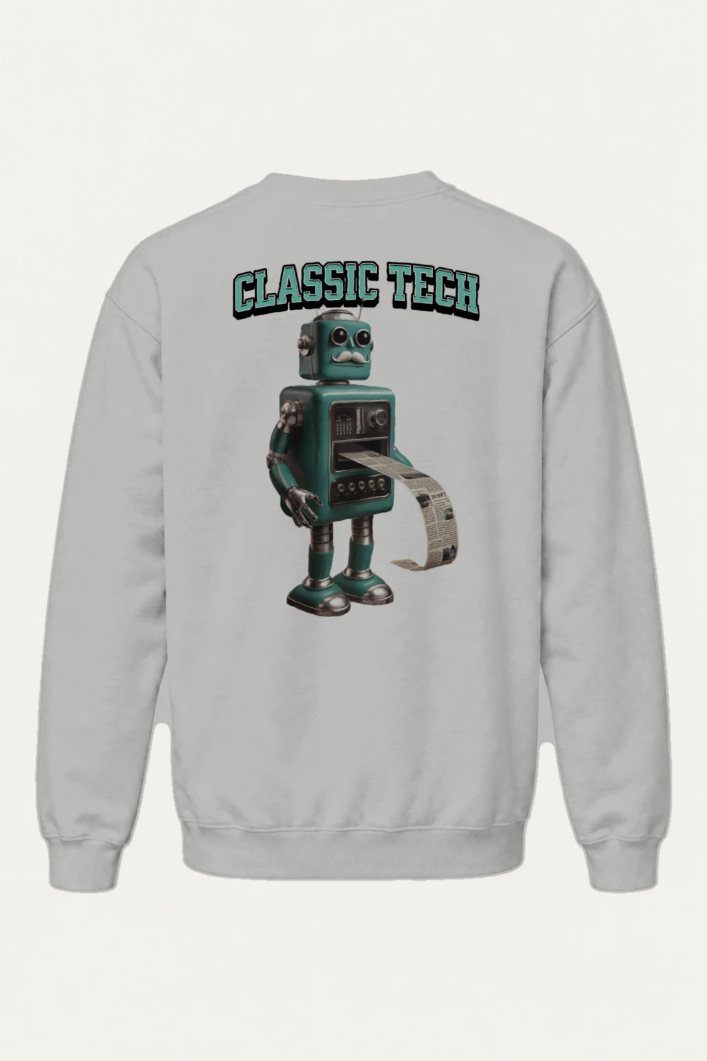 "Classic Tech Robot" Heavy Blend Unisex Crewneck Sweatshirt | Gildan 18000