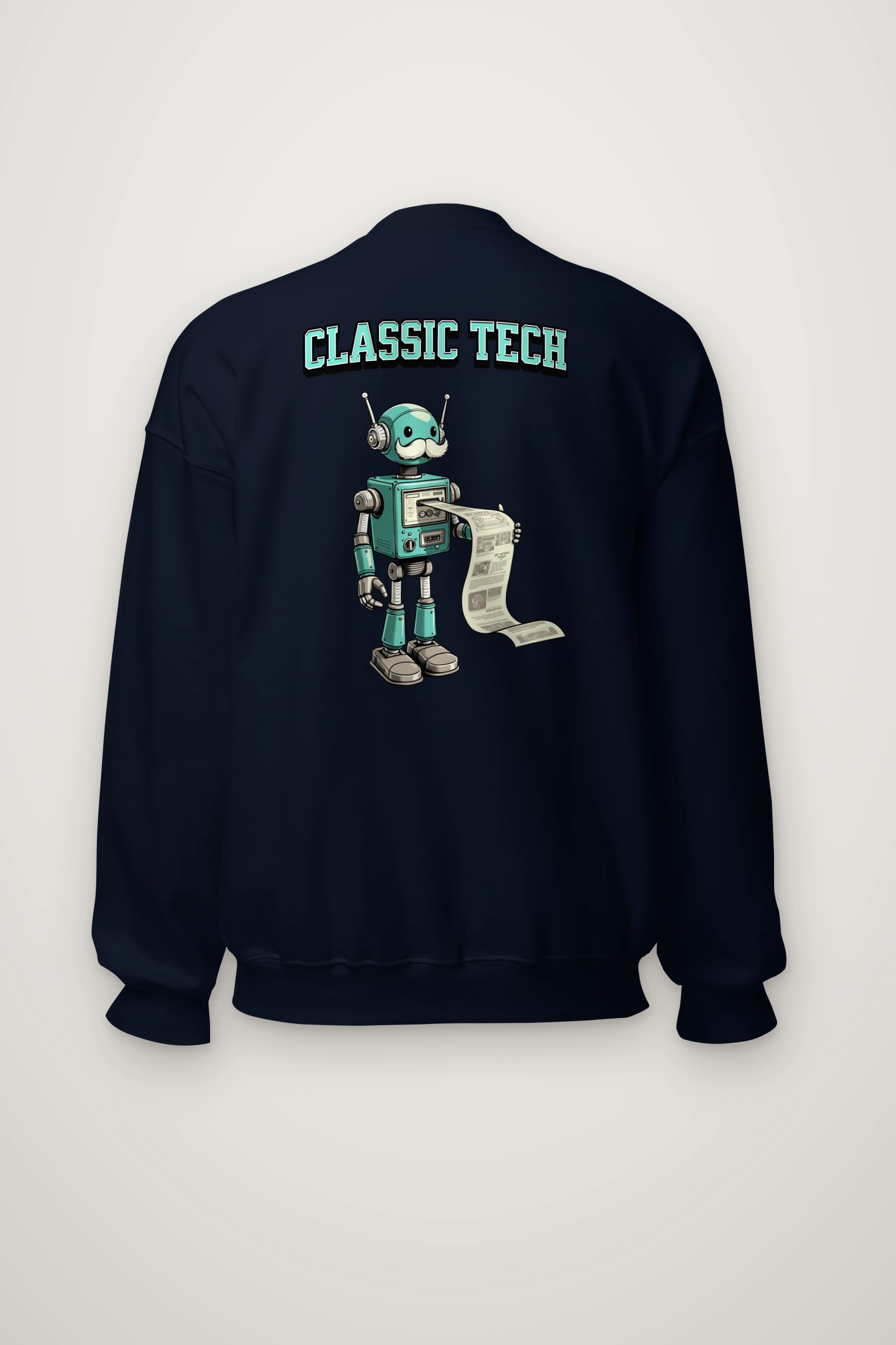 "Classic Tech Robot" Heavy Blend Unisex Crewneck Sweatshirt