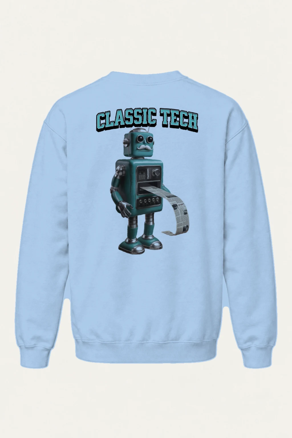 "Classic Tech Robot" Heavy Blend Unisex Crewneck Sweatshirt | Gildan 18000