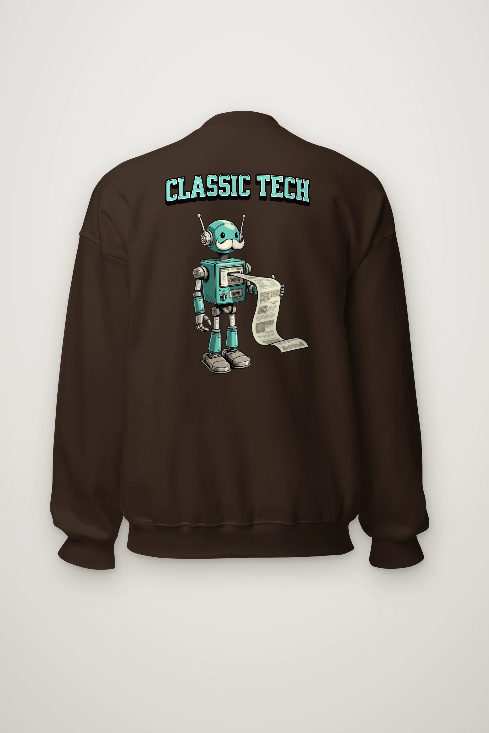 "Classic Tech Robot" Heavy Blend Unisex Crewneck Sweatshirt