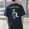 "Classic Tech Robot" Heavyweight Unisex Crewneck T-shirt | Gildan 5000