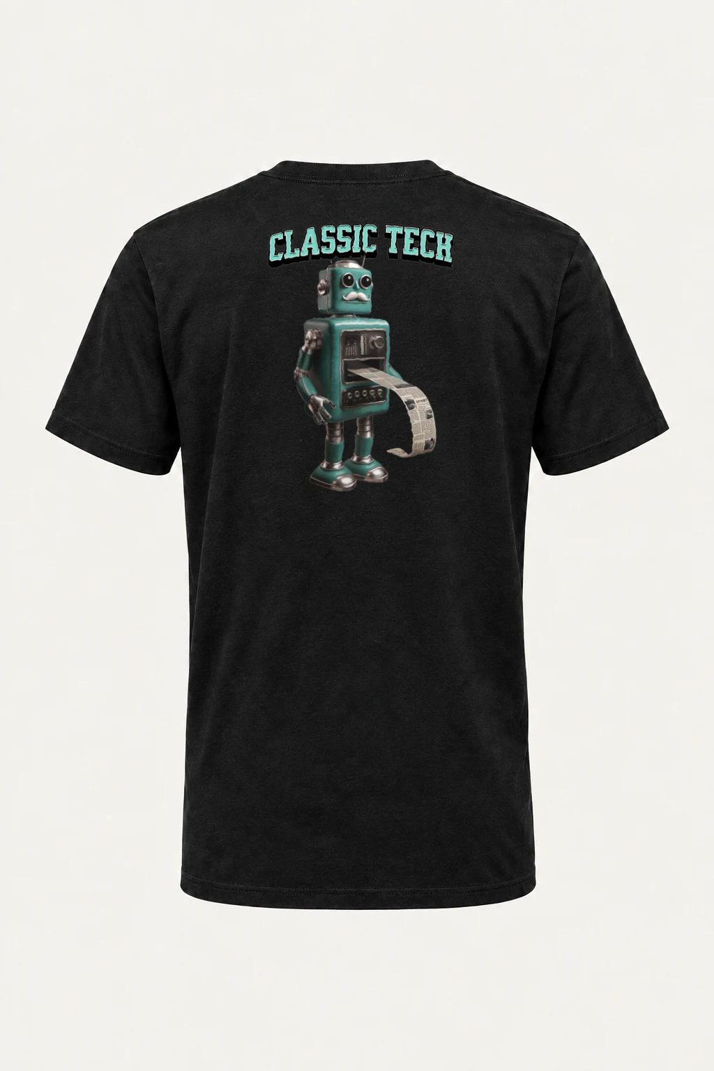 "Classic Tech Robot" Heavyweight Unisex Crewneck T-shirt | Gildan 5000
