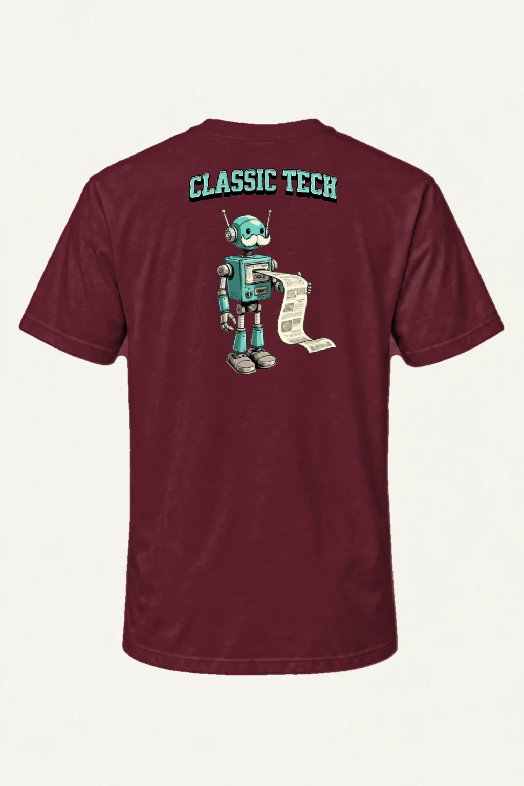 "Classic Tech Robot" Heavyweight Unisex Crewneck T-shirt | Gildan 5000