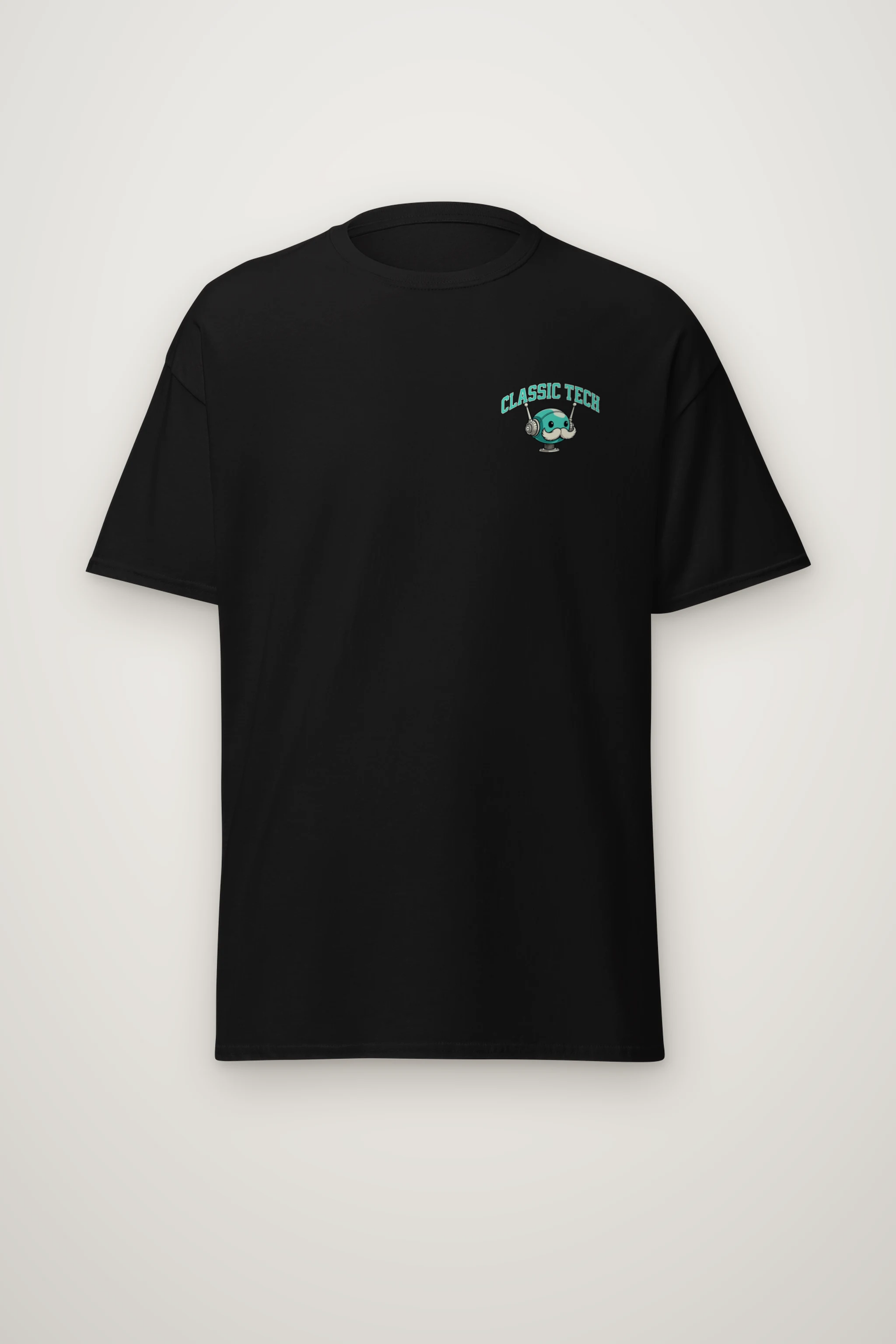 "Classic Tech Robot" Heavyweight Unisex Crewneck T-shirt