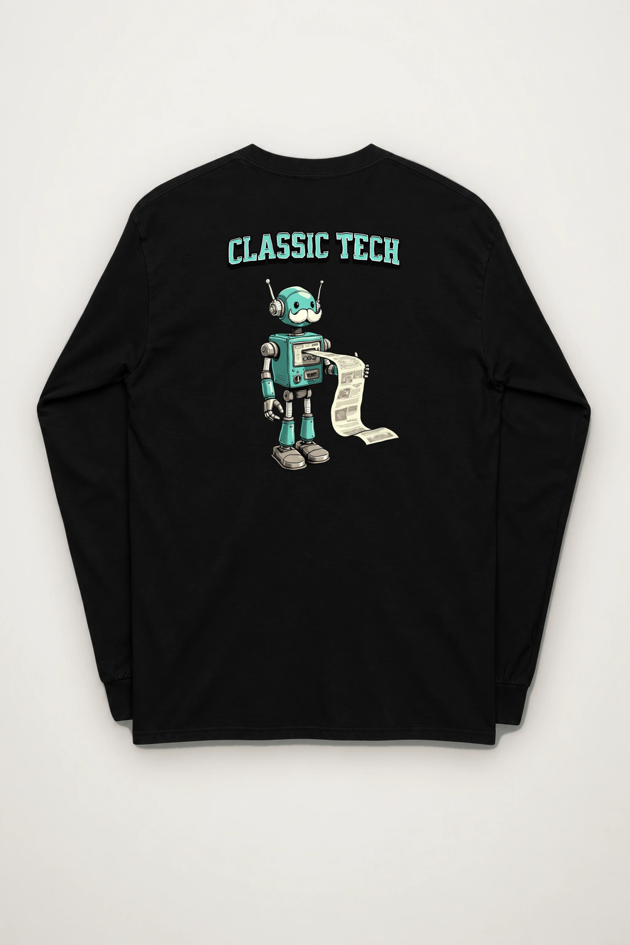 "Classic Tech Robot" Unisex Longsleeve T-shirt