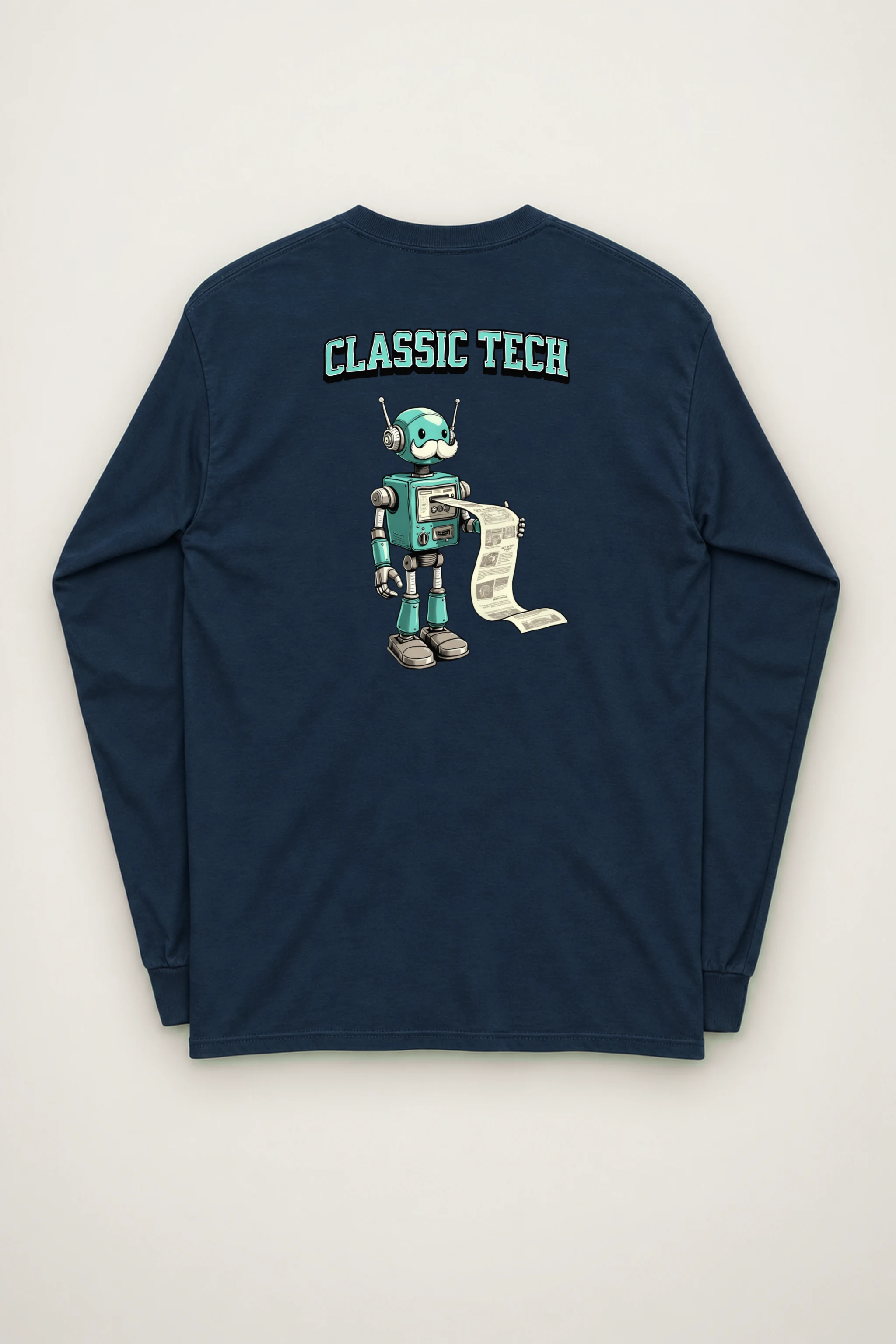 "Classic Tech Robot" Unisex Longsleeve T-shirt