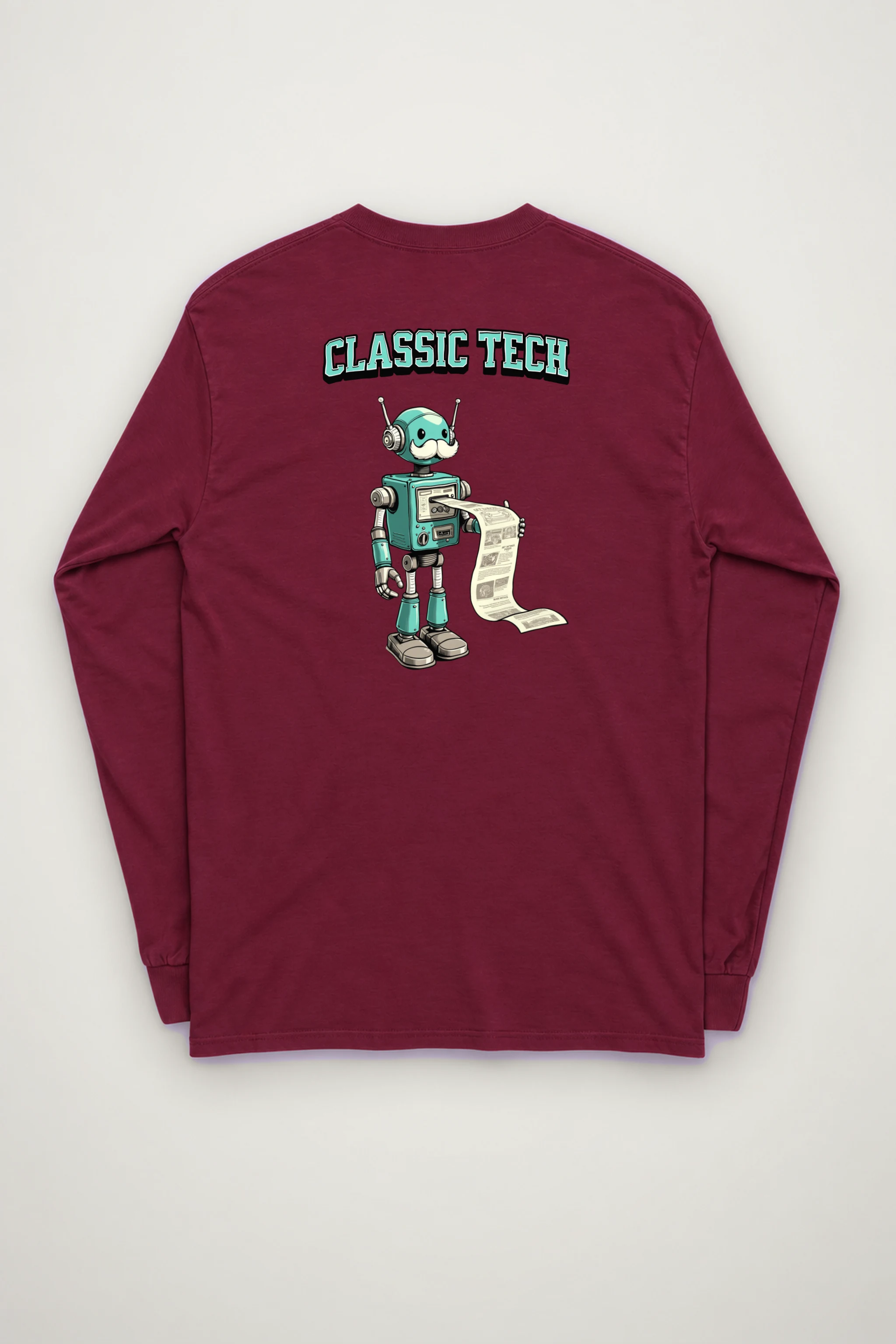 "Classic Tech Robot" Unisex Longsleeve T-shirt