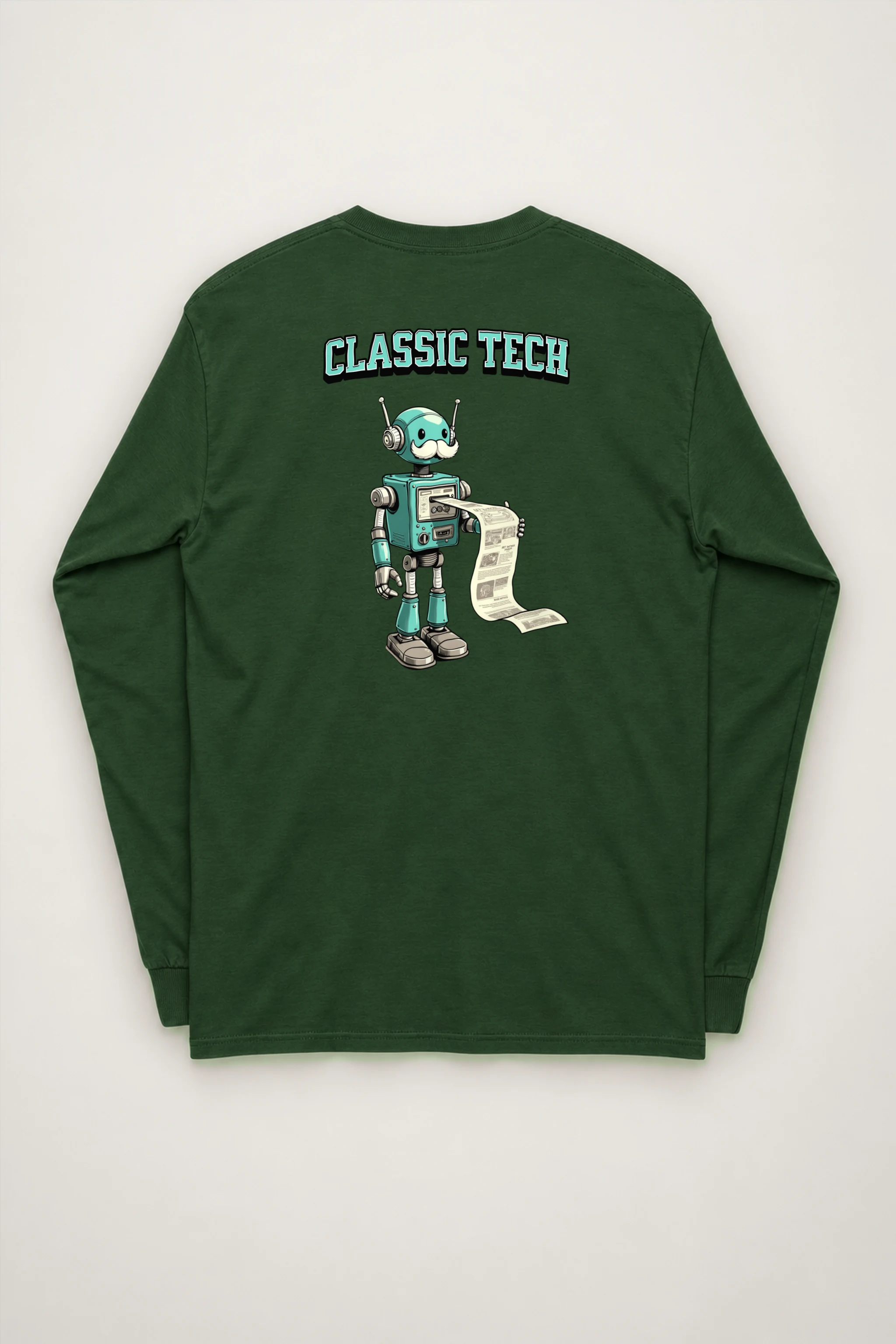 "Classic Tech Robot" Unisex Longsleeve T-shirt