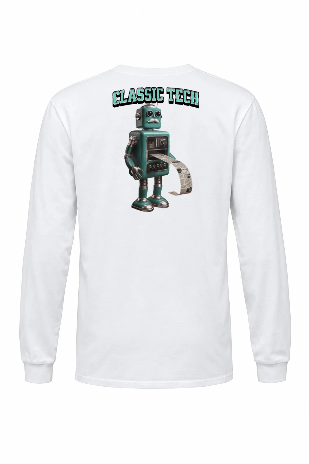 "Classic Tech" Unisex Longsleeve T-shirt | Gildan 2400