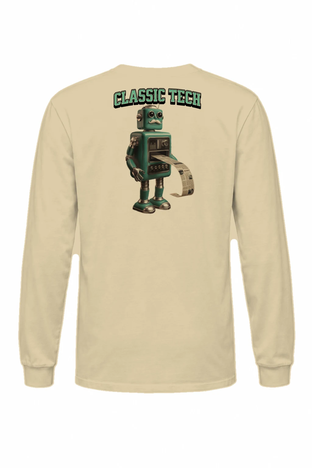 "Classic Tech" Unisex Longsleeve T-shirt | Gildan 2400