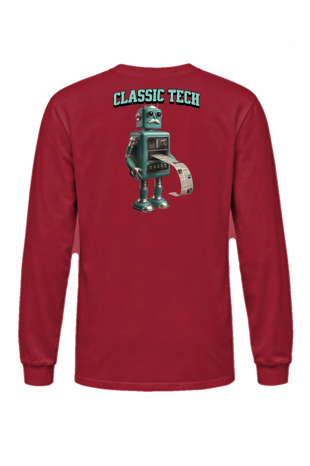 "Classic Tech" Unisex Longsleeve T-shirt | Gildan 2400