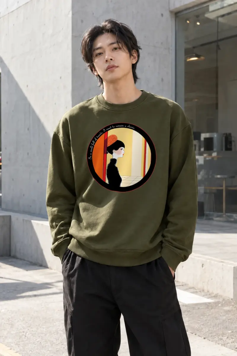 "Classic Without A Cause" Heavy Blend Unisex Crewneck Sweatshirt | Gildan 18000