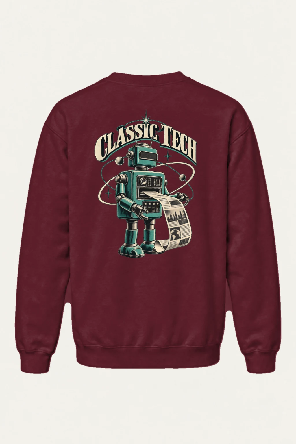 "Classy Tech Robot" Heavy Blend Unisex Crewneck Sweatshirt | Gildan 18000