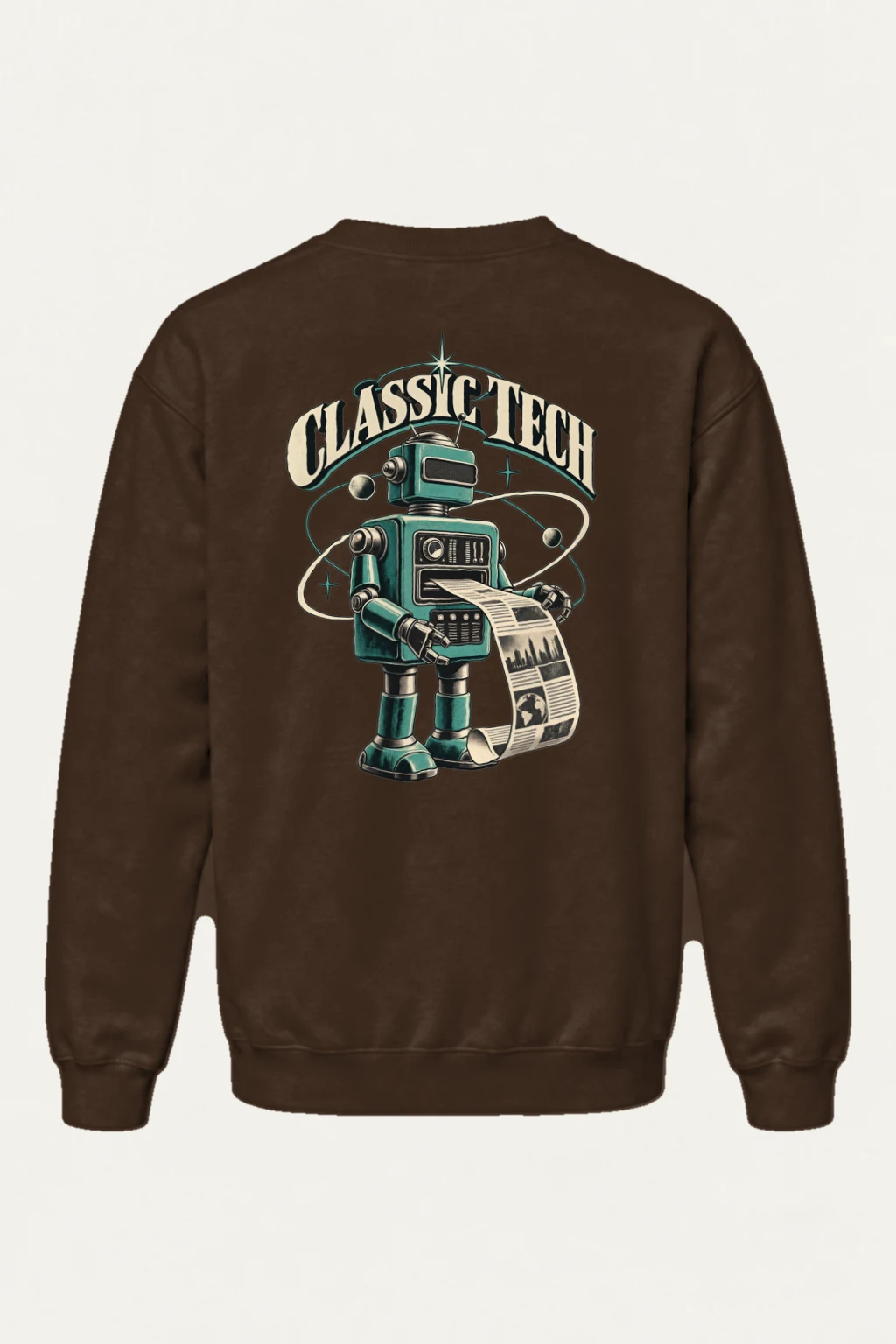 "Classy Tech Robot" Heavy Blend Unisex Crewneck Sweatshirt | Gildan 18000