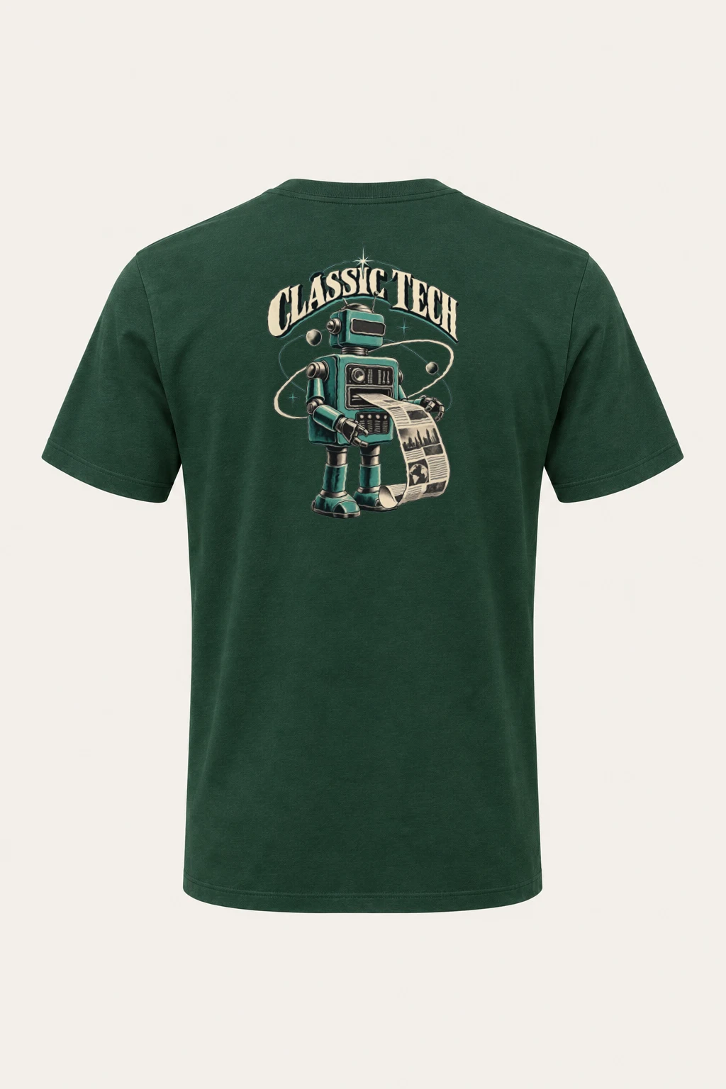 "Classy Tech Robot" Heavyweight Unisex Crewneck T-shirt | Gildan 5000