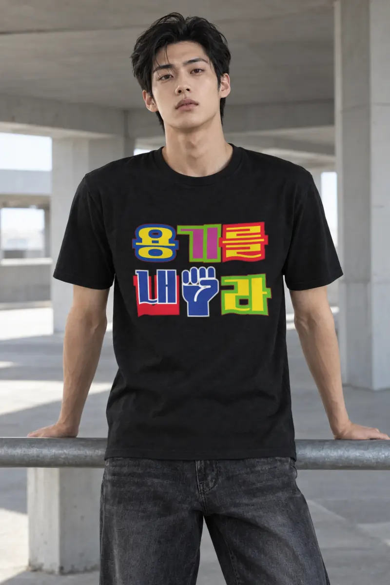 "Clenched Fist Pop Art" Heavyweight Unisex Crewneck T-shirt