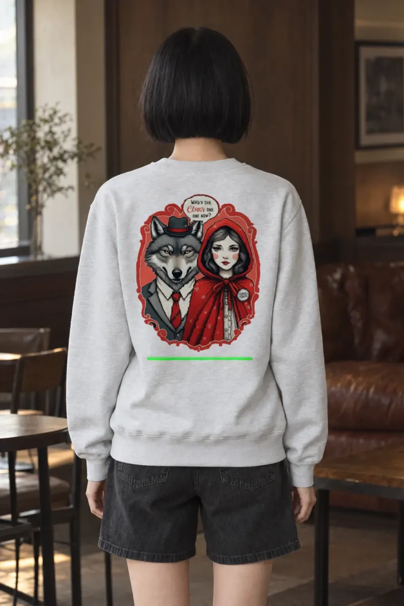 "Clever One Now" Heavy Blend Unisex Crewneck Sweatshirt | Gildan 18000
