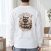 "Cleverly Cute Raccoon" Unisex Longsleeve T-shirt