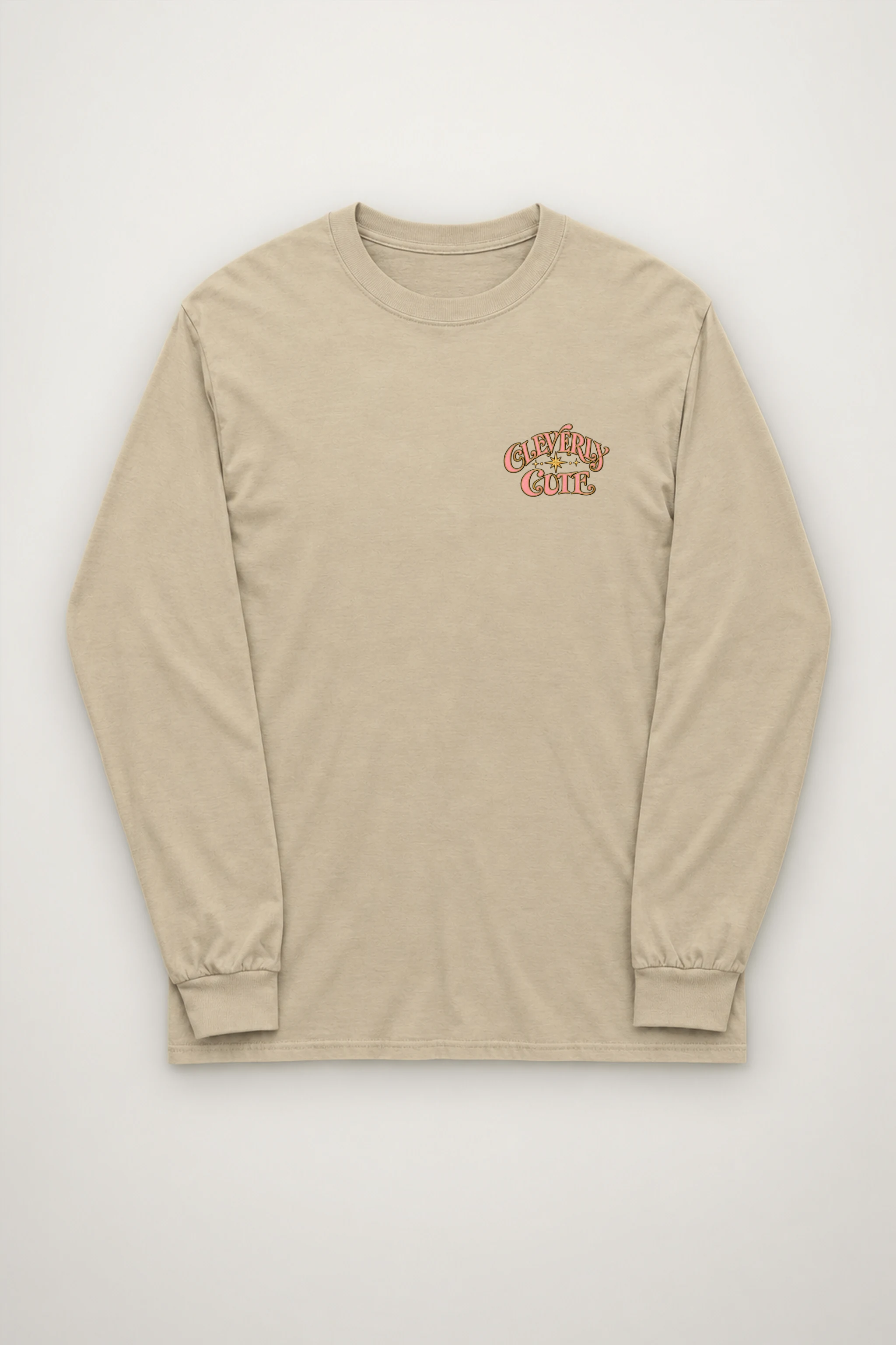 "Cleverly Cute Raccoon" Unisex Longsleeve T-shirt