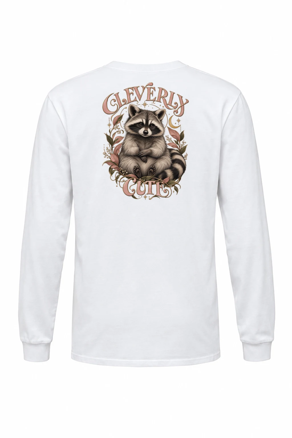 "Cleverly Cute Raccoon" Unisex Longsleeve T-shirt | Gildan 2400