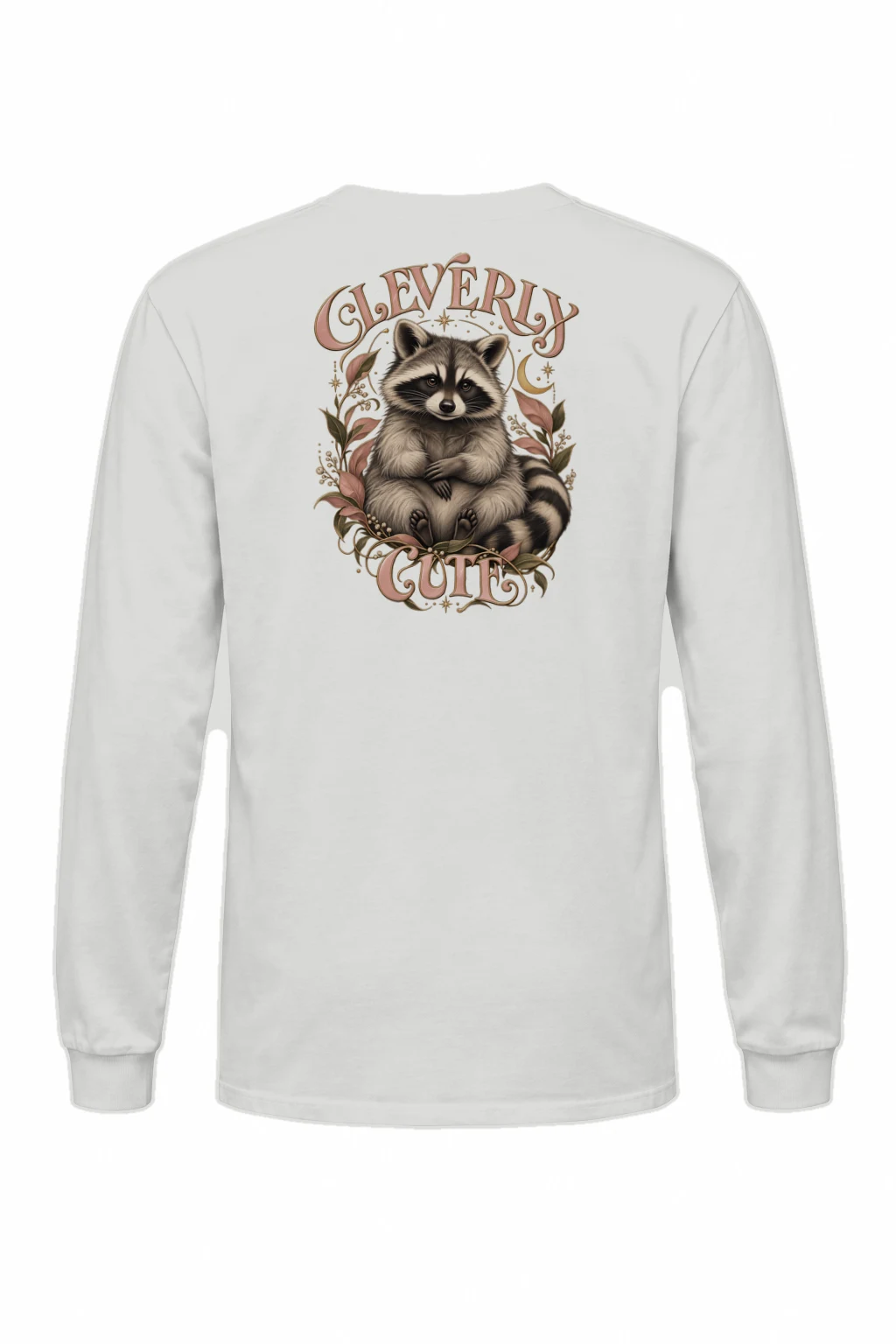 "Cleverly Cute Raccoon" Unisex Longsleeve T-shirt | Gildan 2400