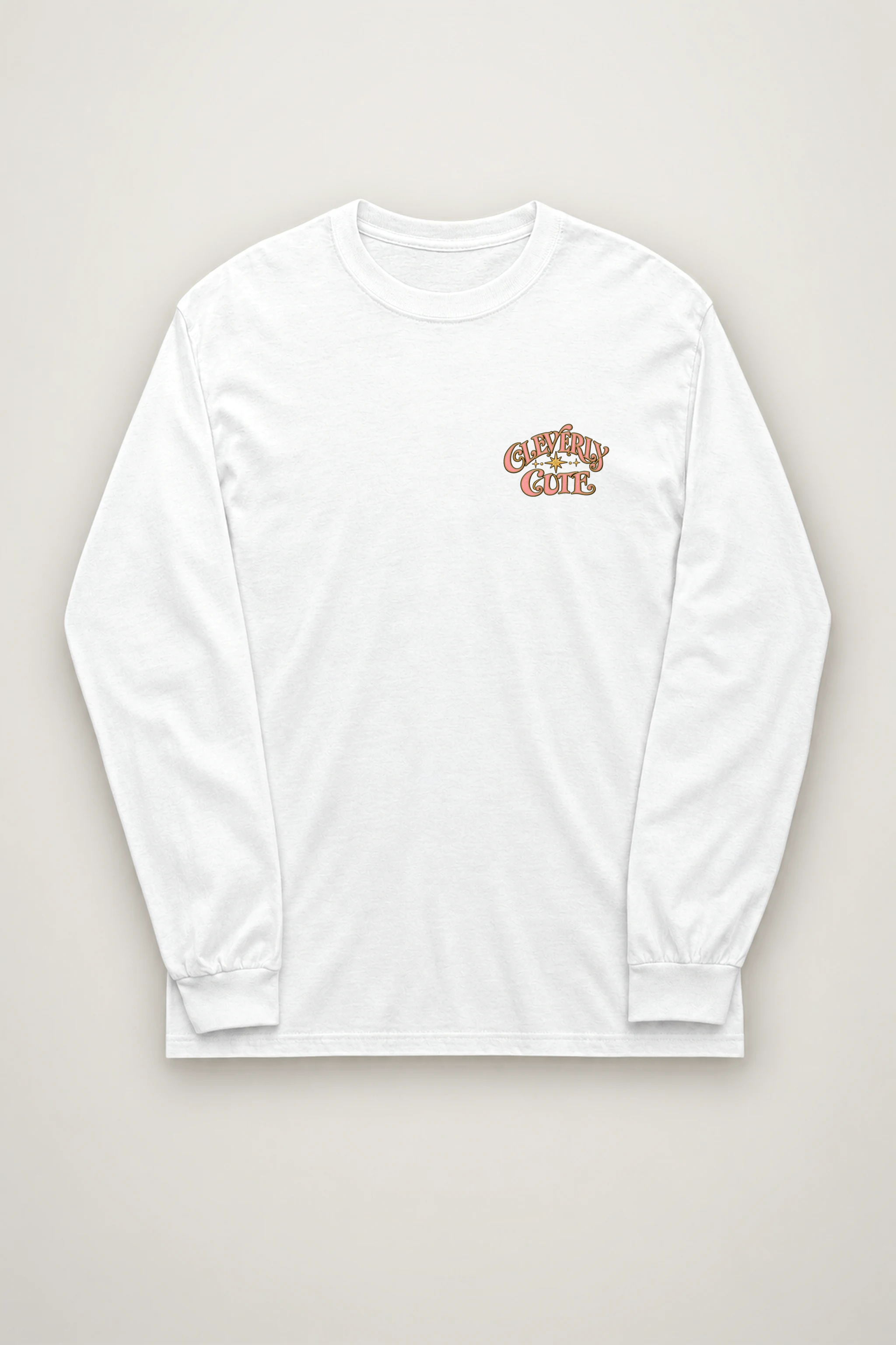 "Cleverly Cute Raccoon" Unisex Longsleeve T-shirt