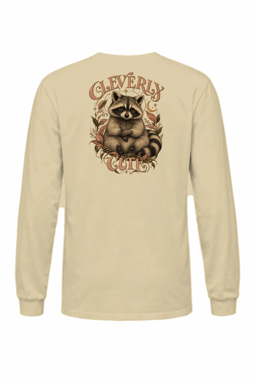 "Cleverly Cute Raccoon" Unisex Longsleeve T-shirt | Gildan 2400