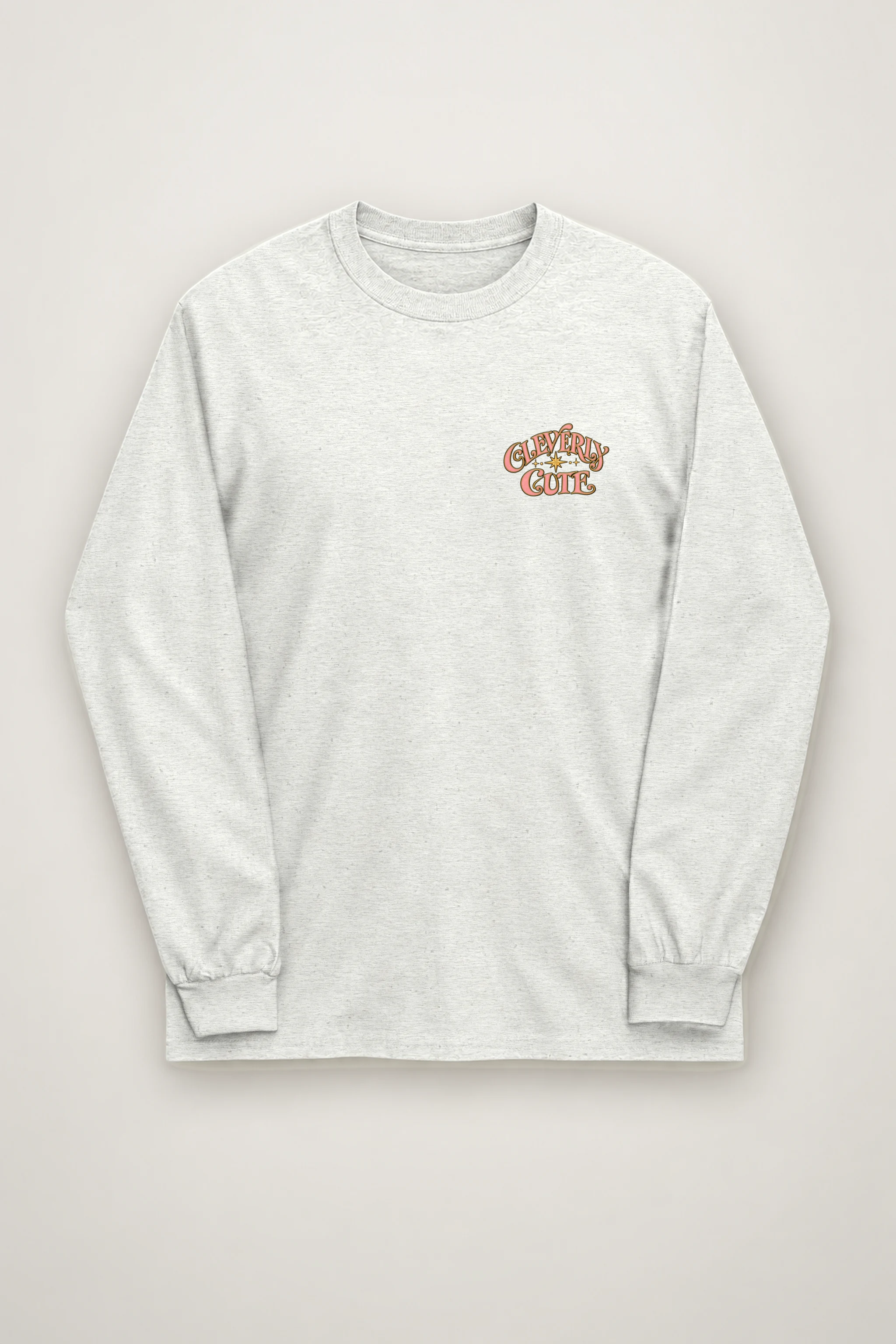 "Cleverly Cute Raccoon" Unisex Longsleeve T-shirt