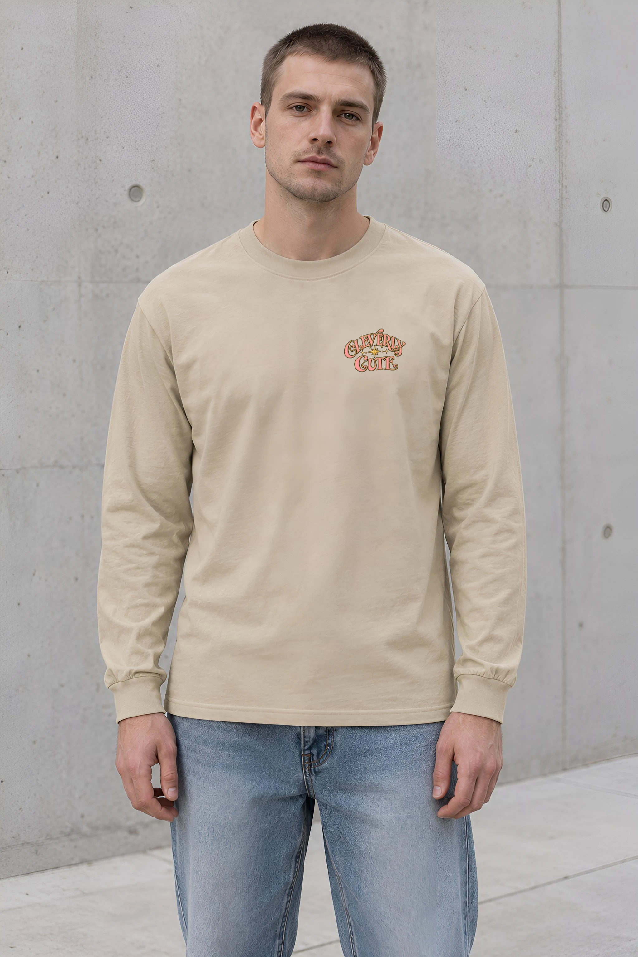"Cleverly Cute Raccoon" Unisex Longsleeve T-shirt