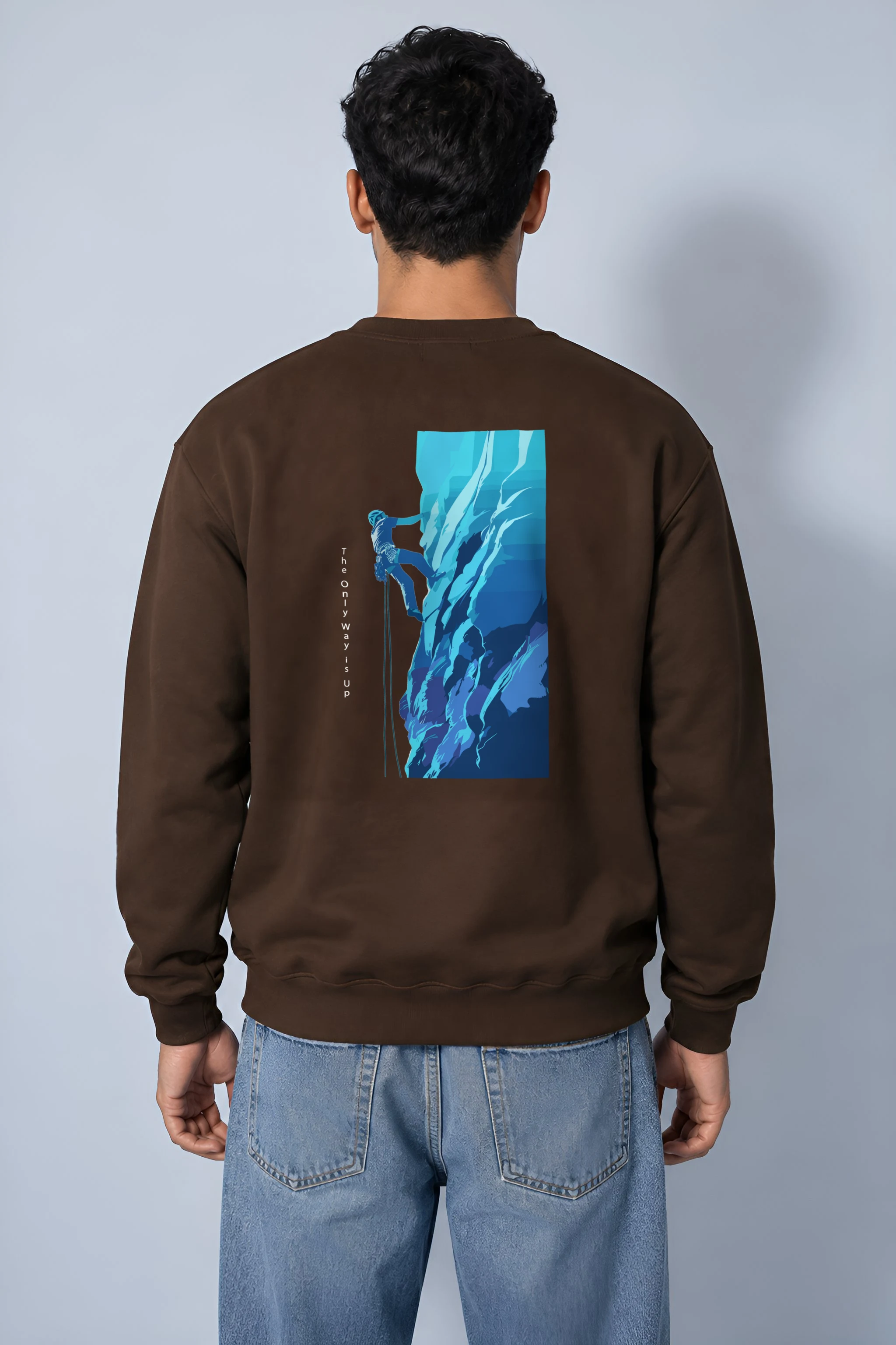 "Cliff Ascent" 1 Crewneck Sweatshirt