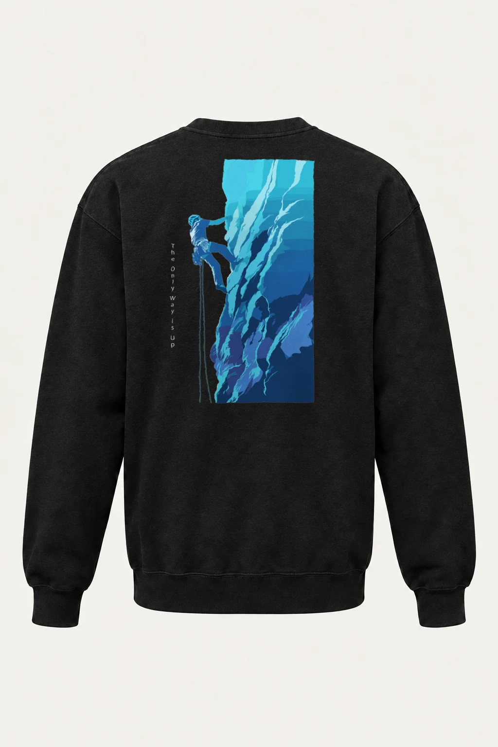 "Cliff Ascent" Heavy Blend Unisex Crewneck Sweatshirt | Gildan 18000
