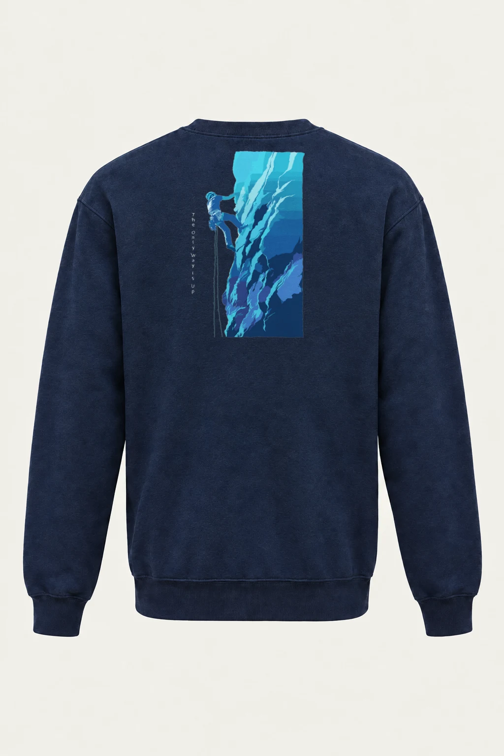 "Cliff Ascent" Heavy Blend Unisex Crewneck Sweatshirt | Gildan 18000