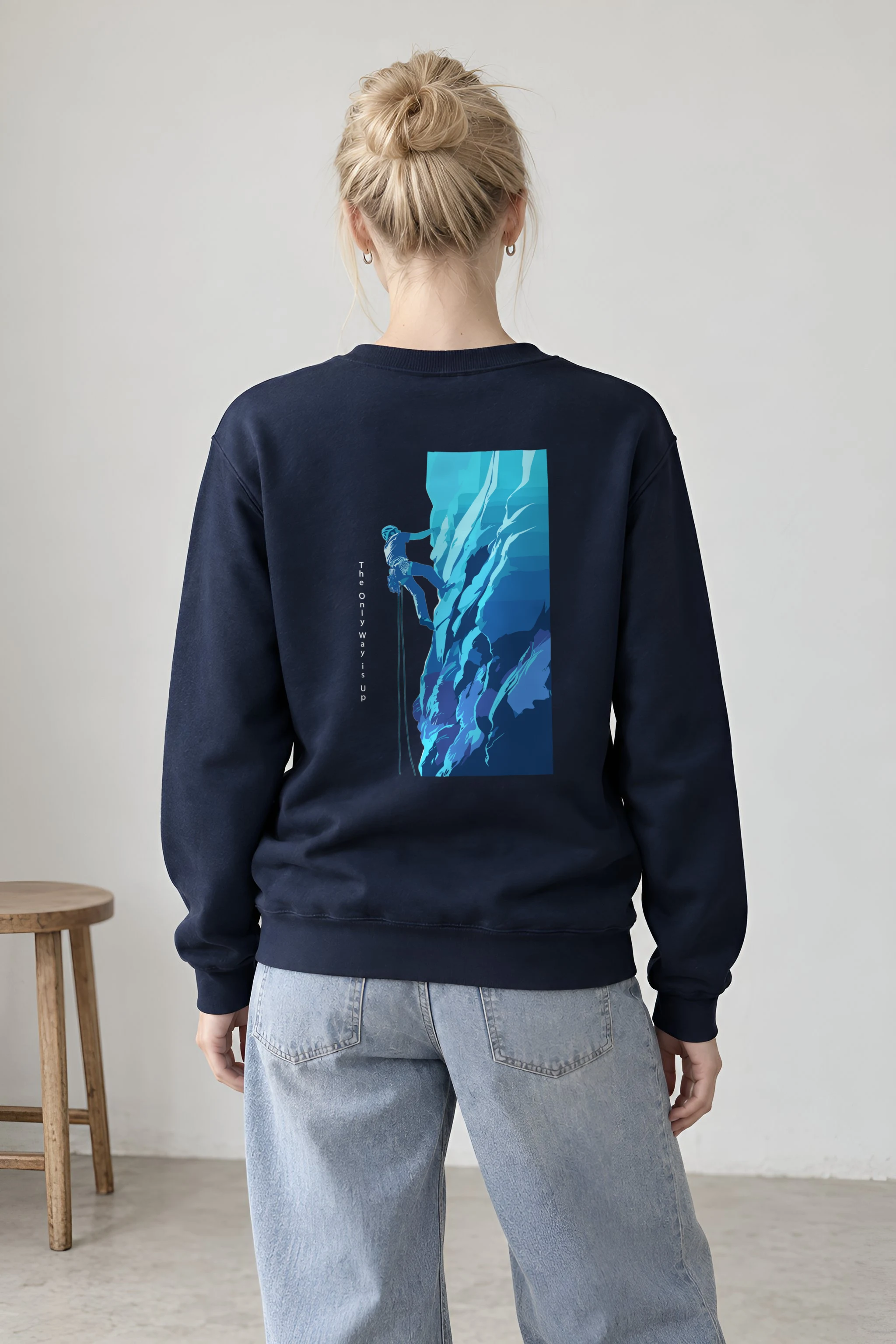 "Cliff Ascent" 1 Crewneck Sweatshirt