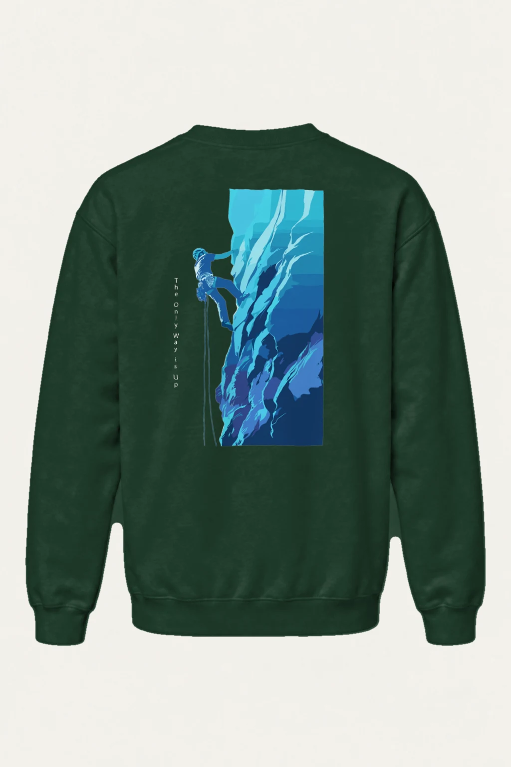 "Cliff Ascent" Heavy Blend Unisex Crewneck Sweatshirt | Gildan 18000