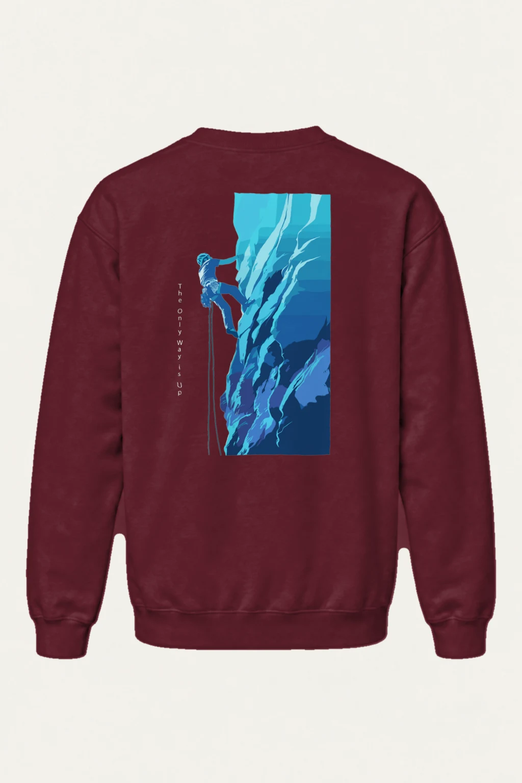 "Cliff Ascent" Heavy Blend Unisex Crewneck Sweatshirt | Gildan 18000