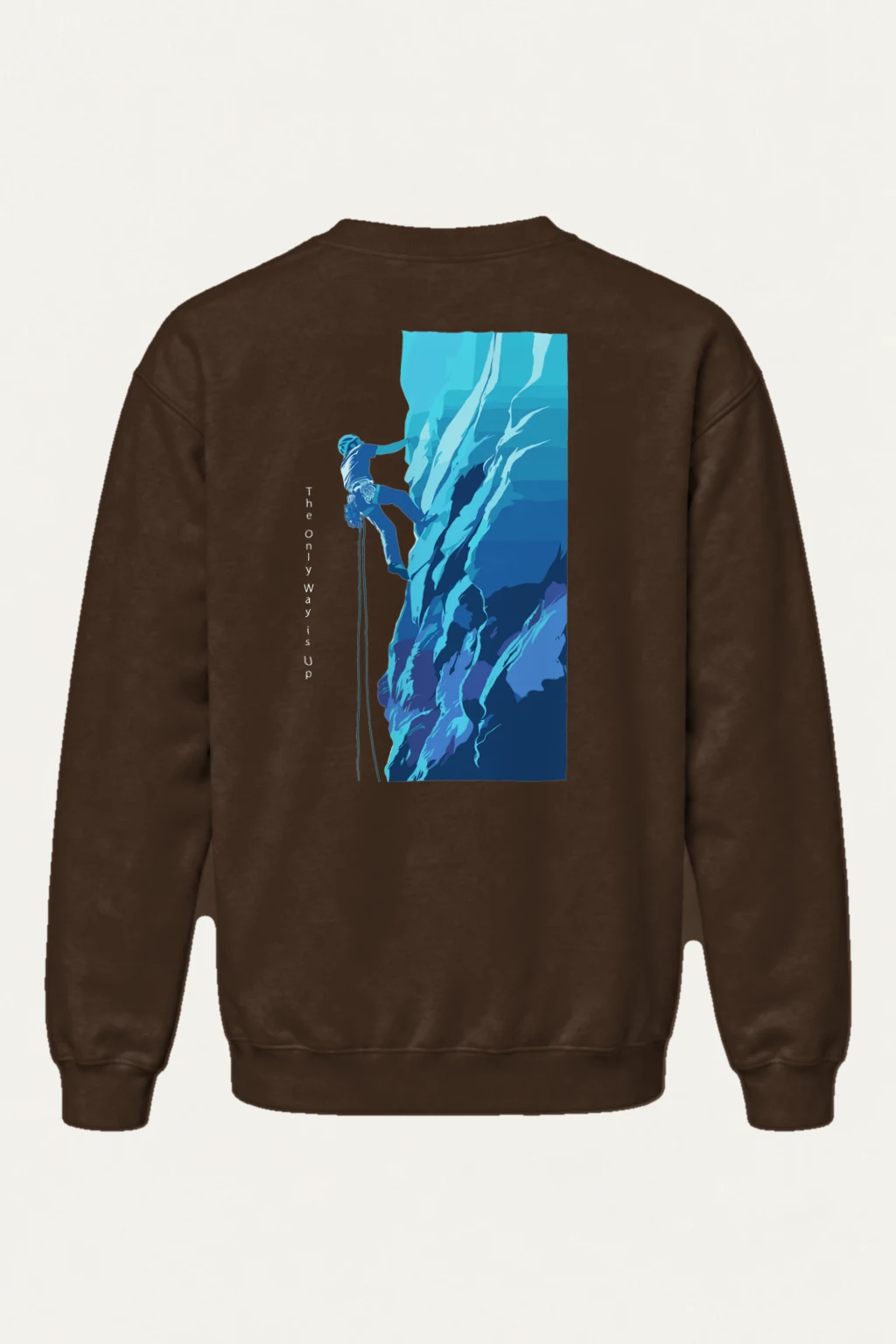 "Cliff Ascent" Heavy Blend Unisex Crewneck Sweatshirt | Gildan 18000