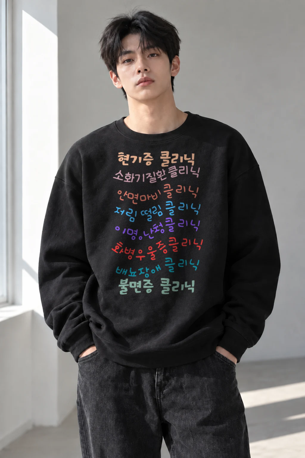 "Clinic Colors" Heavy Blend Unisex Crewneck Sweatshirt | Gildan 18000