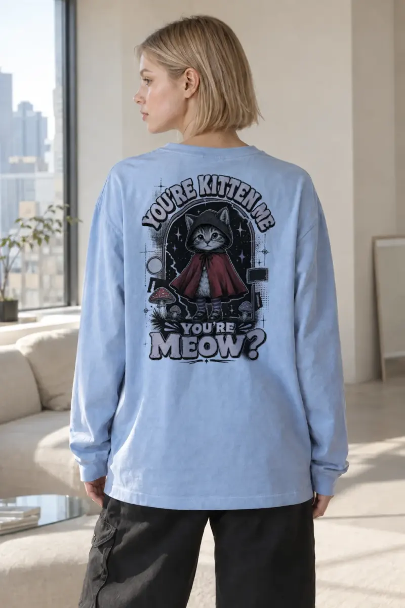 "Cloaked Cat Coven" Unisex Longsleeve T-shirt | Gildan 2400