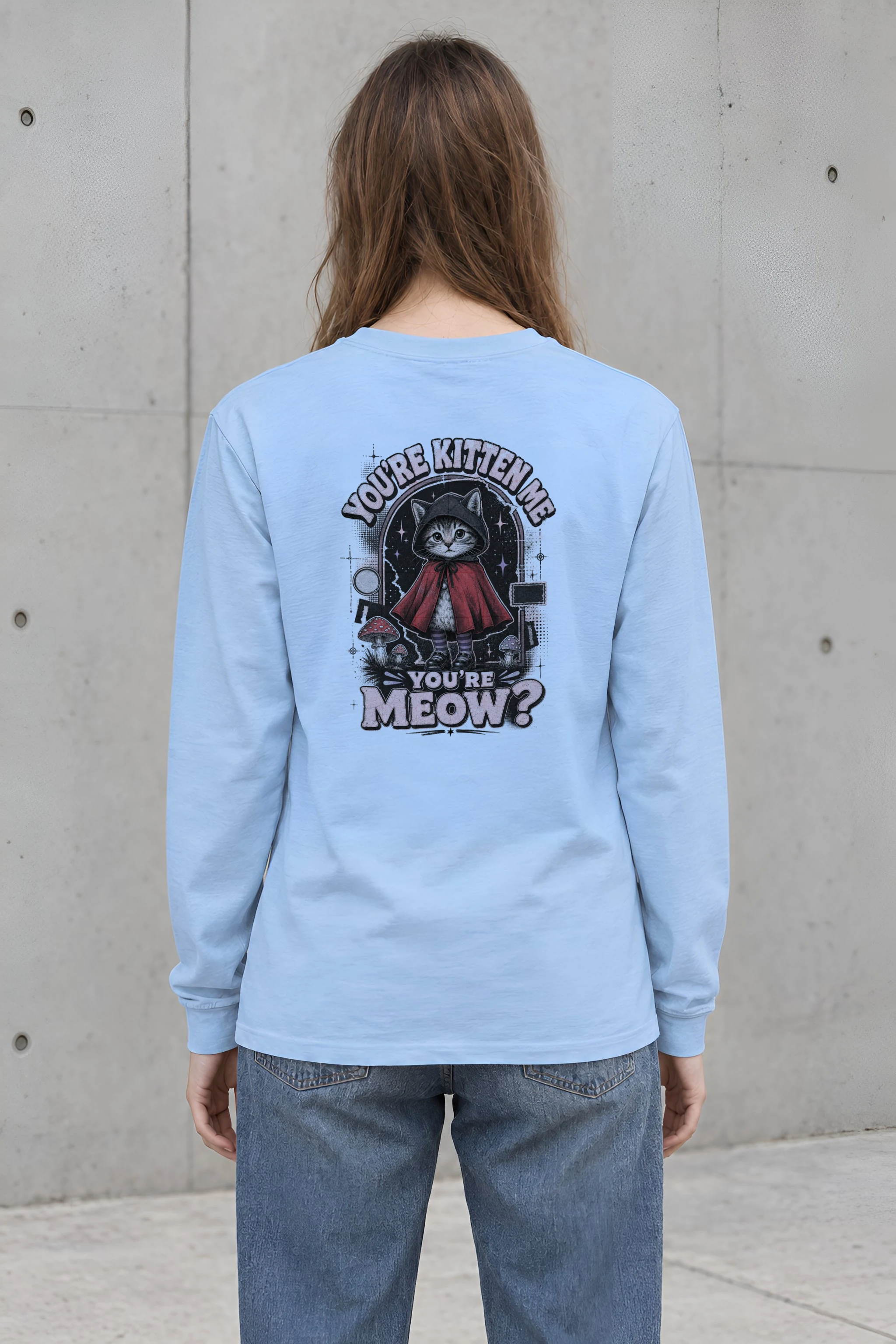 "Cloaked Cat Coven" Unisex Longsleeve T-shirt