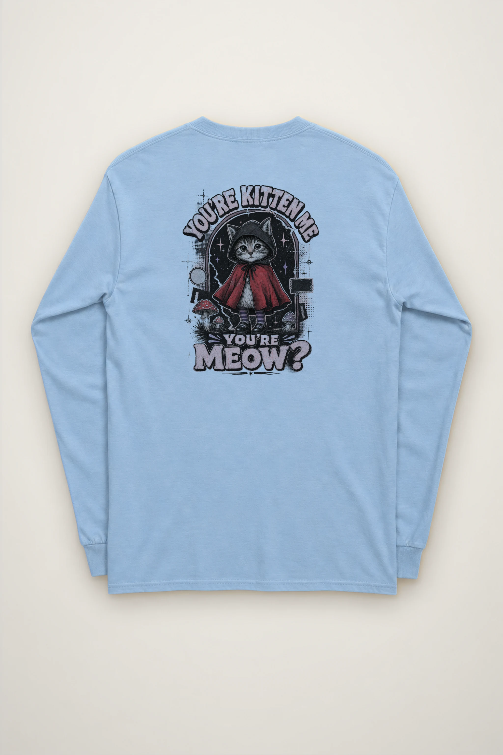 "Cloaked Cat Coven" Unisex Longsleeve T-shirt
