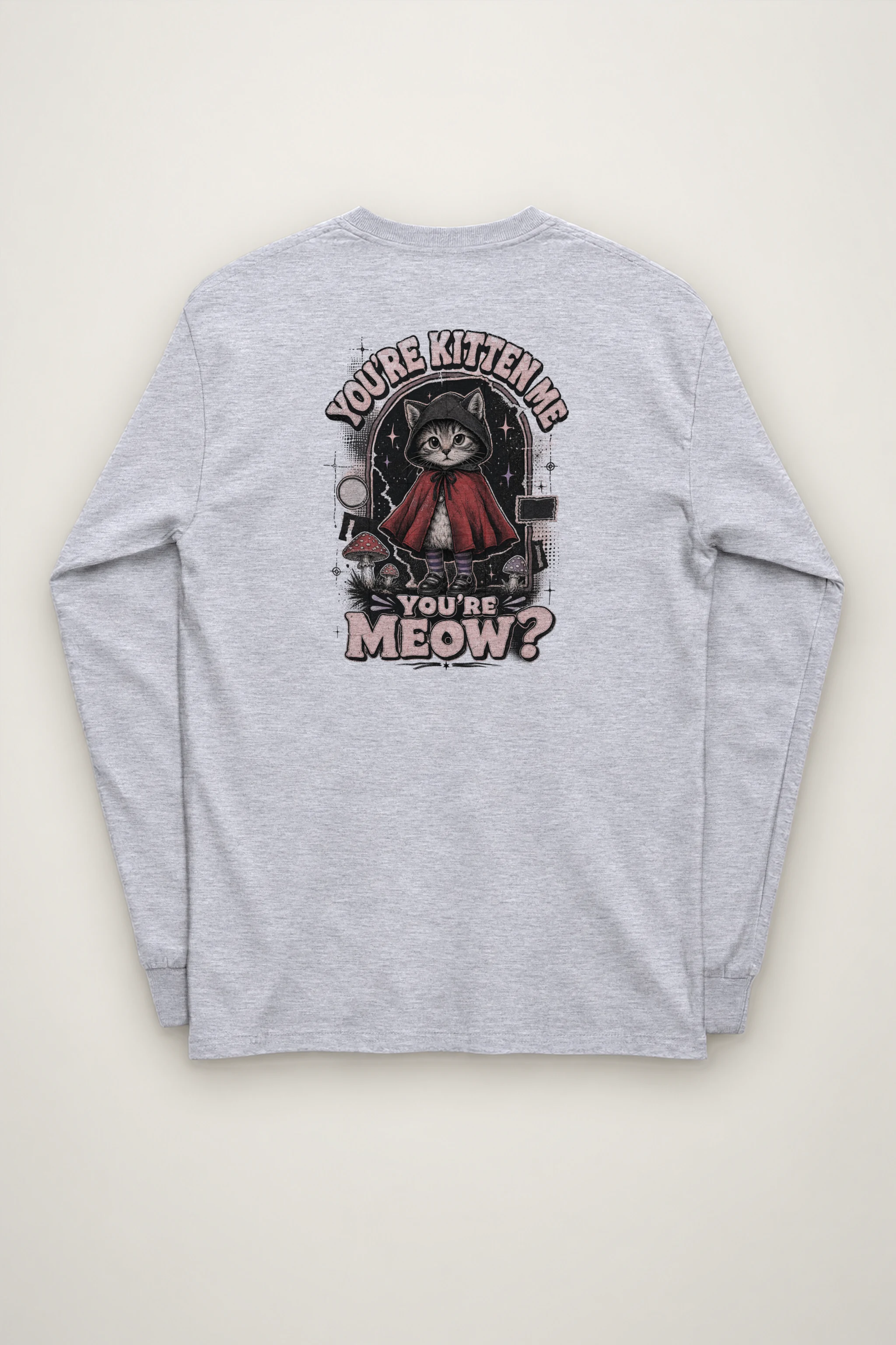 "Cloaked Cat Coven" Unisex Longsleeve T-shirt